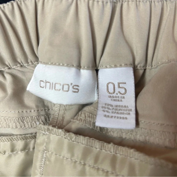 Chico’s pants pull on tan women’s size .5 small size 6 - Picture 7 of 8